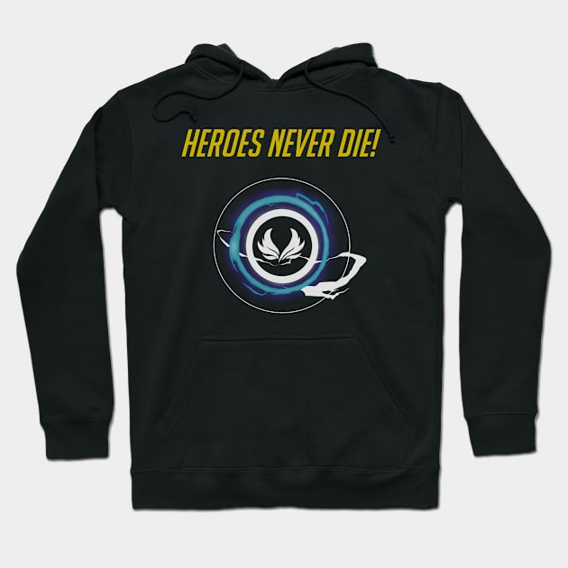 Heroes never die - English Hoodie by Notorious Steampunk